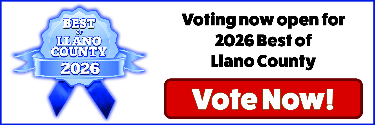 2026 Best of Llano County - VOTE NOW